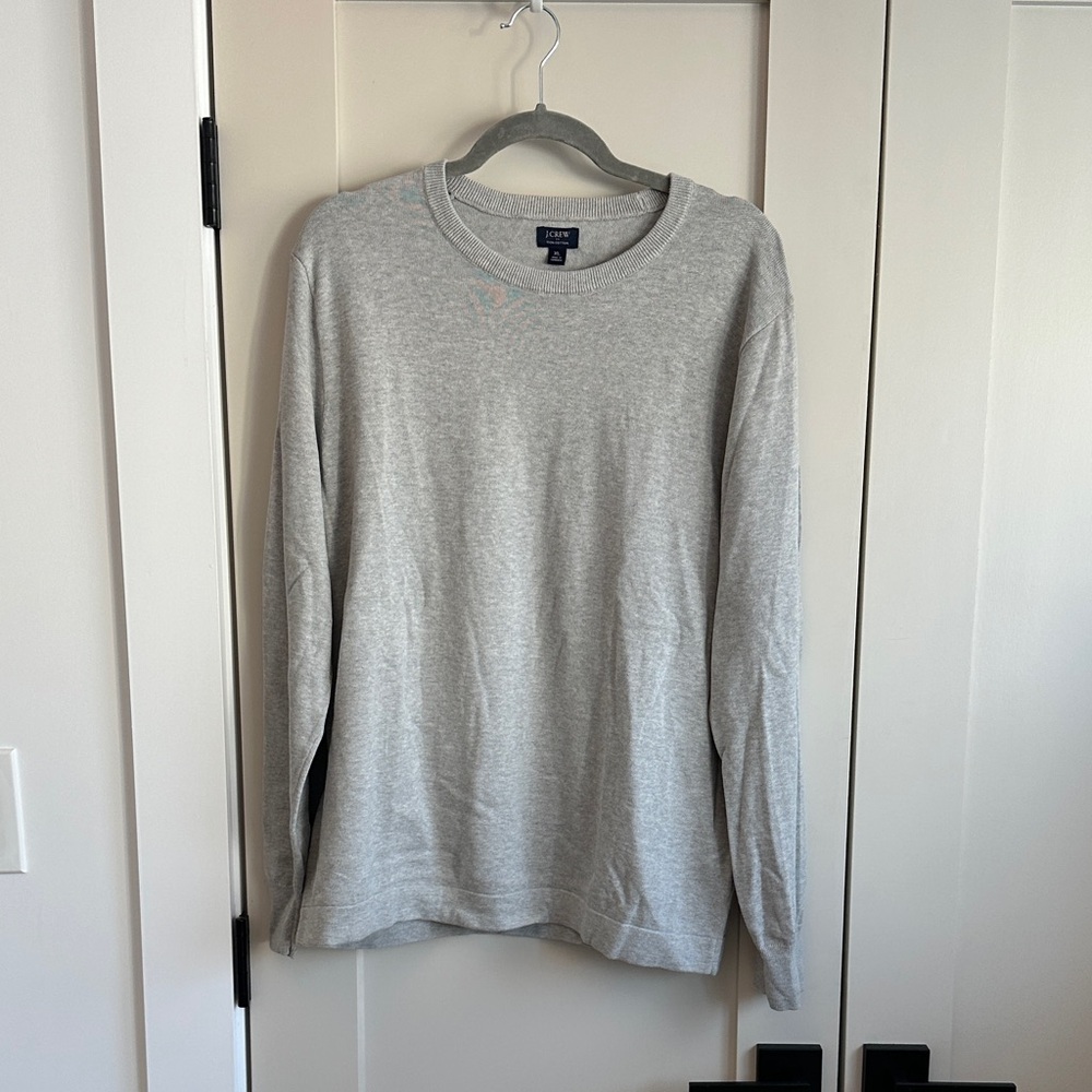 J. Crew Gray Crewneck Sweater